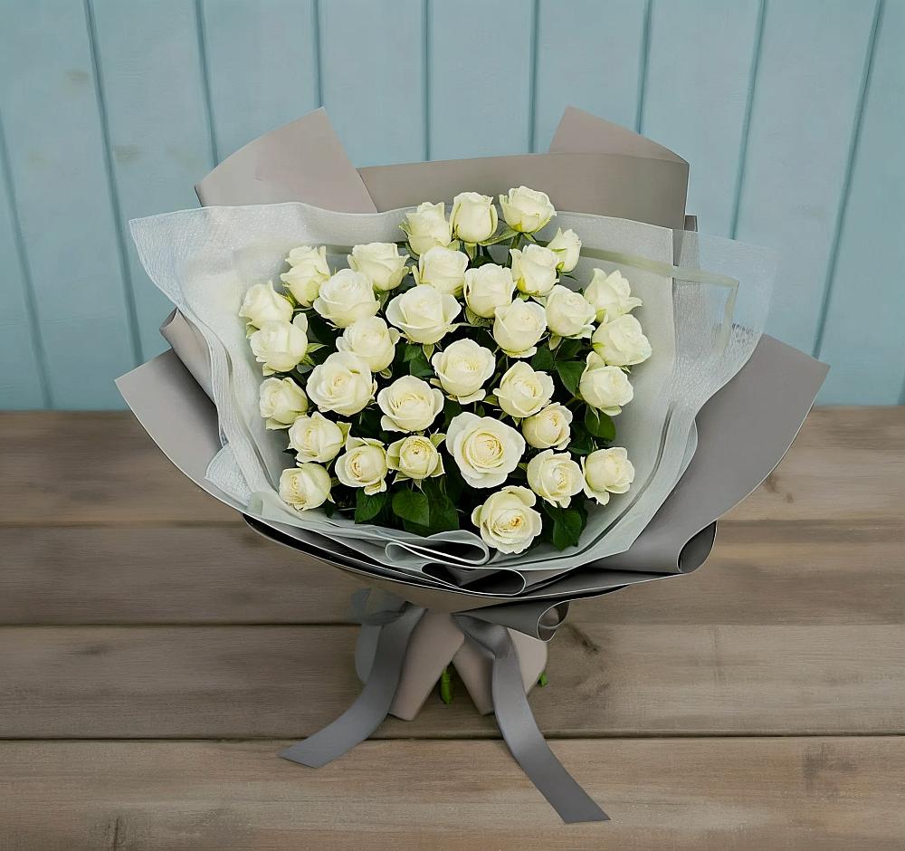 Букет Белоснежная нежность в Зимовниках