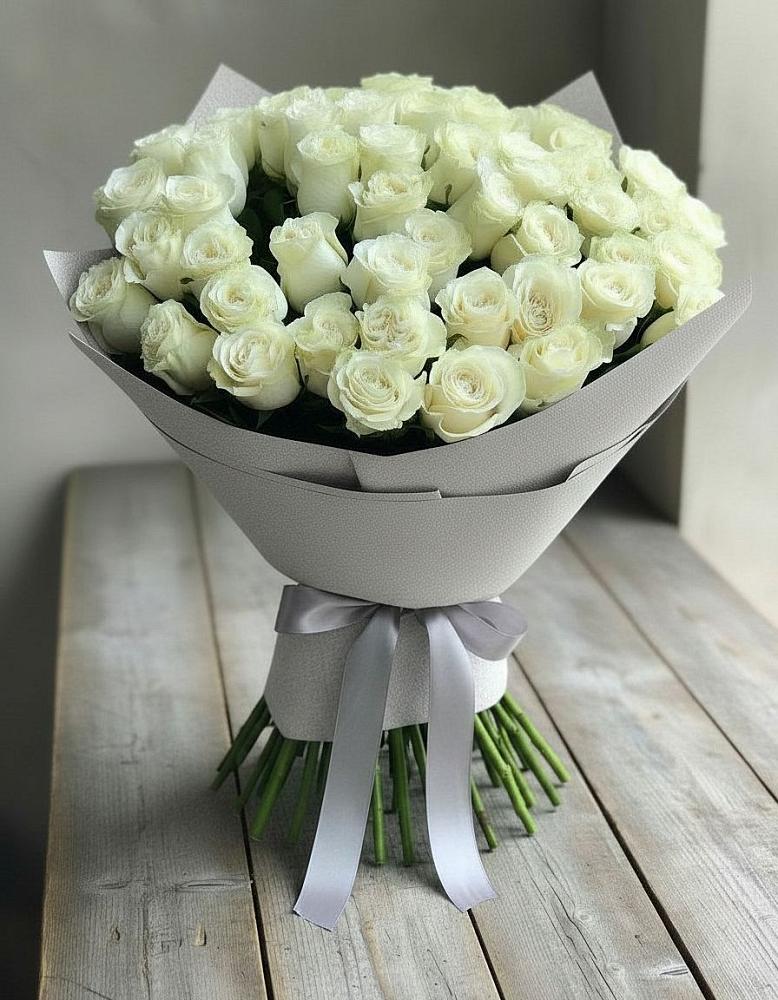 Букет 35 Белых роз в Зимовниках