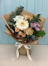 Букет цветов из:  Герберы и Хризантемы в Зимовниках