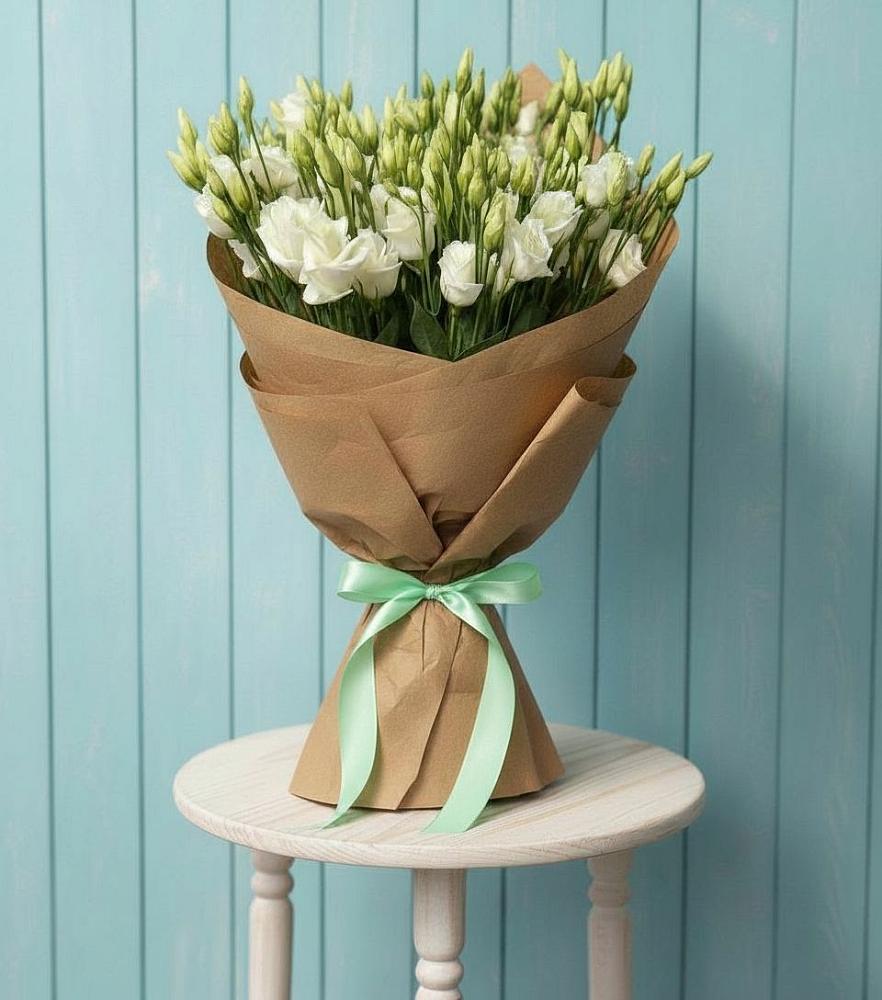 Букет цветов из: Лизиантусы в Зимовниках