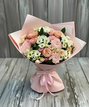 Букет цветов из:  Гвоздики, Розы и Хризантемы в Зимовниках