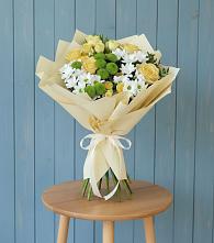 Букет цветов из:  Хризантемы и Розы #REPLACE_PRED# Зимовниках