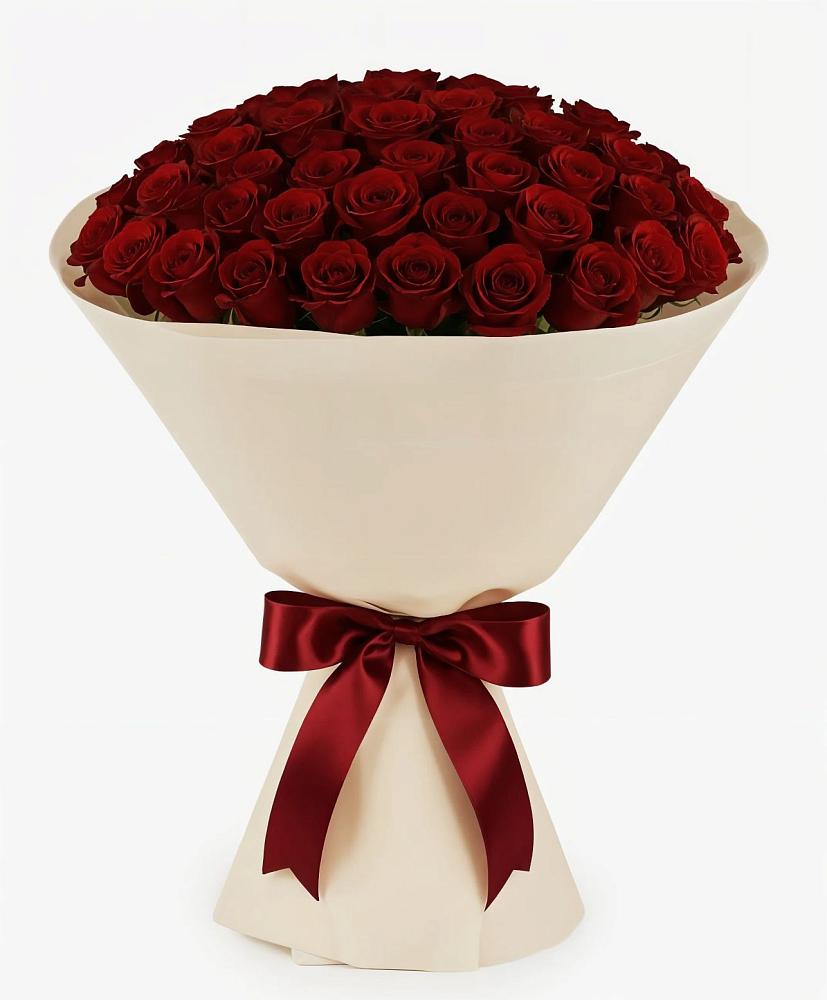 Букет 101 Бордовая роза Блэк Бакарра в Зимовниках