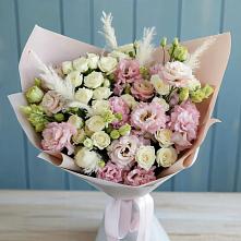 Букет цветов из:  Альстромерии и Розы #REPLACE_PRED# Зимовниках